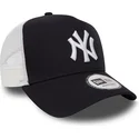 new-era-new-york-yankees-mlb-clean-a-frame-2-marinbla-truckerkeps