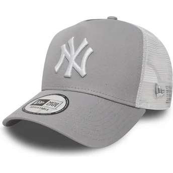 Cap curbată gray snapback Clean A Frame 2 de New York Yankees MLB de New Era
