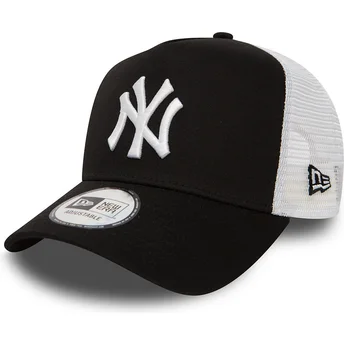 Șepci curbată negru snapback Clean A Frame 2 de New York Yankees MLB de New Era