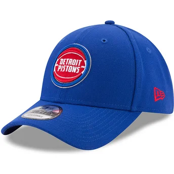 Cap curbată blue adjustable strap 9FORTY The League de Detroit Pistons NBA de New Era