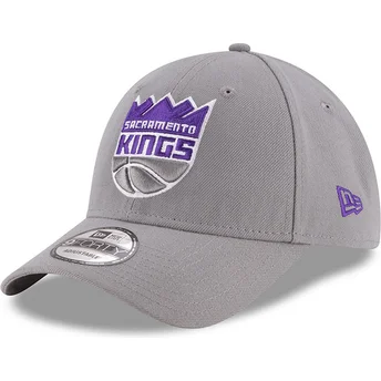 Șepci curbată gri reglabilă 9FORTY The League de Sacramento Kings NBA de New Era