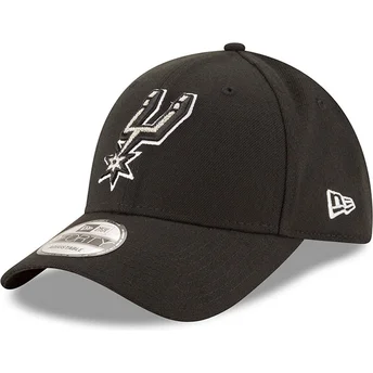 Cappellino curvo nero regolabile 9FORTY The League di San Antonio Spurs NBA di New Era