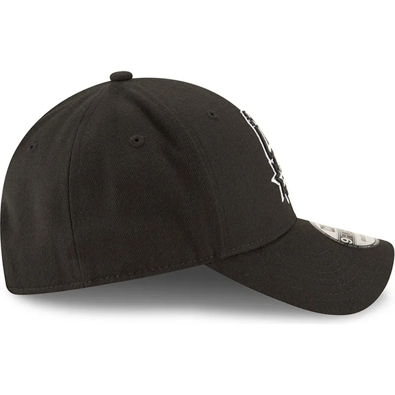 cappellino-curvo-nero-regolabile-9forty-the-league-di-san-antonio-spurs-nba-di-new-era
