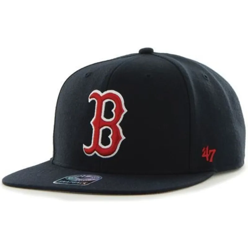 epci-plata-bleumarin-snapback-de-boston-red-sox-mlb-de-47-brand