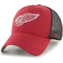 epci-curbata-rou-snapback-rejilla-de-detroit-red-wings-nhl-de-47-brand