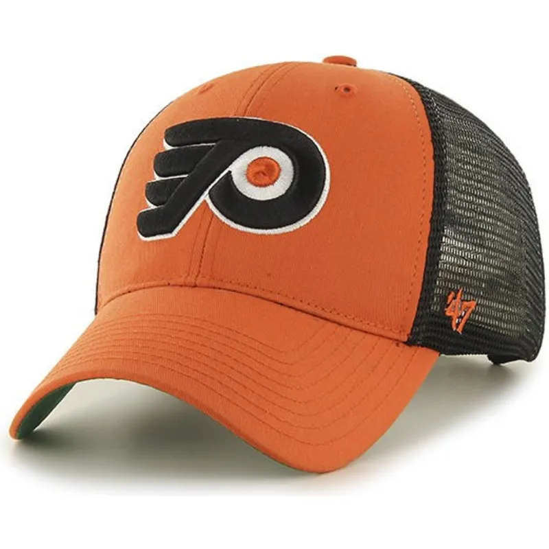 epci-curbata-portocaliu-snapback-de-philadelphia-flyers-nhl-de-47-brand