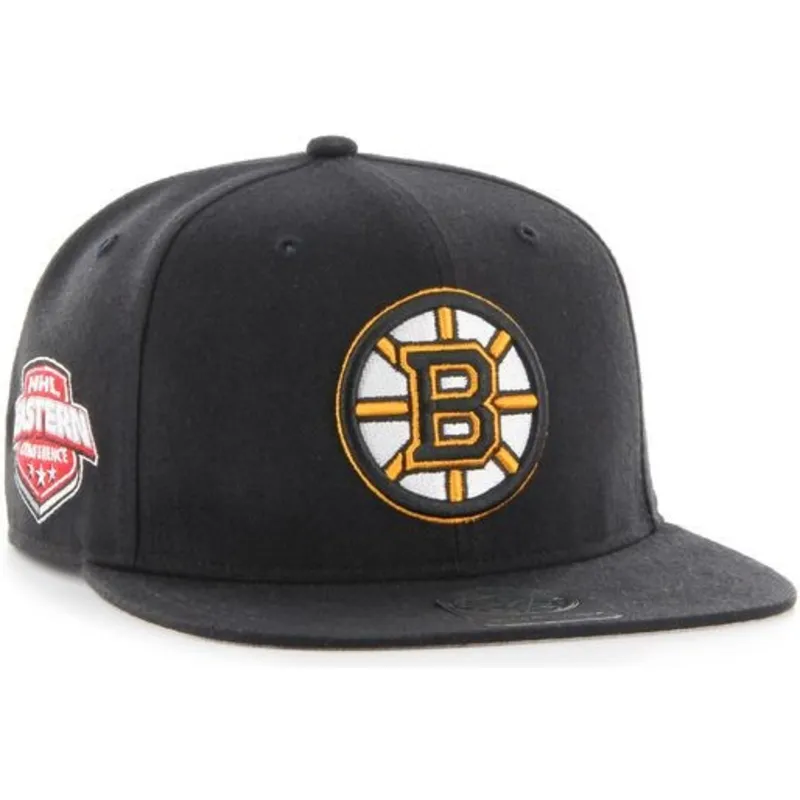 epci-plata-negru-snapback-de-boston-bruins-nhl-de-47-brand