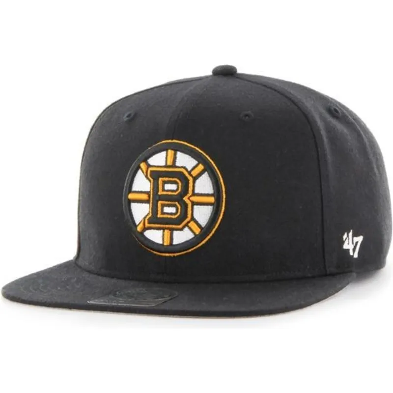 epci-plata-negru-snapback-de-boston-bruins-nhl-de-47-brand
