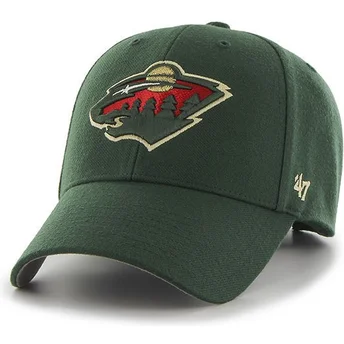 Gorra curva verde de Minnesota Wild NHL MVP de 47 Brand