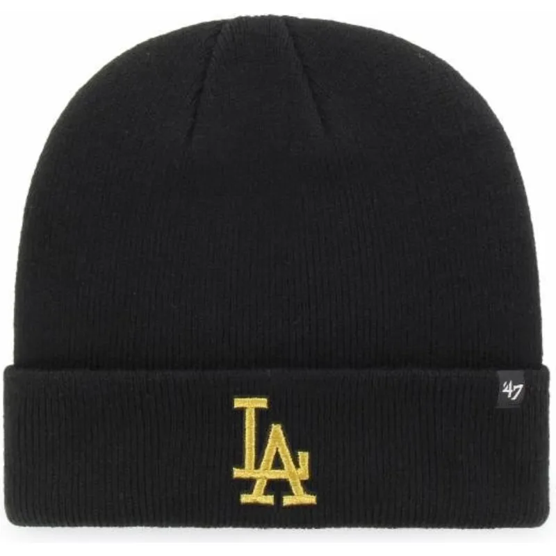 caciuli-negru-oro-de-los-angeles-dodgers-mlb-de-47-brand