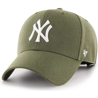 Cap curbată green adjustable strap de New York Yankees MLB de 47 Brand