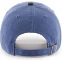 casquette-courbee-bleue-marine-avec-visiere-et-logo-noir-new-york-yankees-mlb-clean-up-two-tone-47-brand