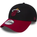 epci-curbata-negru-fitted-39thirty-black-base-de-miami-heat-nba-de-new-era