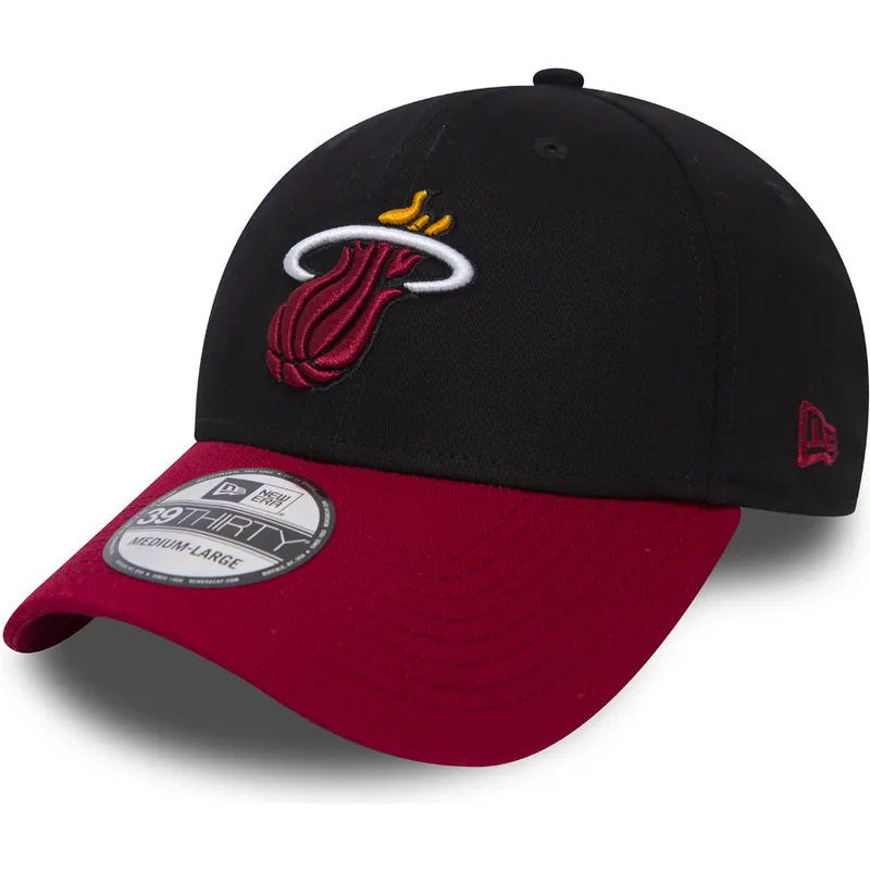 epci-curbata-negru-fitted-39thirty-black-base-de-miami-heat-nba-de-new-era