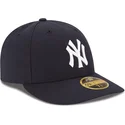 epci-curbata-bleumarin-fitted-59fifty-low-profile-authentic-de-new-york-yankees-mlb-de-new-era