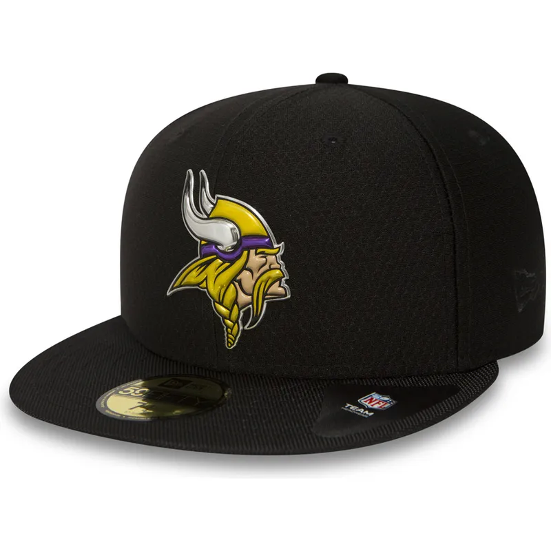 epci-plata-negru-fitted-59fifty-black-coll-de-minnesota-vikings-nfl-de-new-era