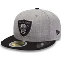 epci-plata-gri-fitted-59fifty-reflective-heather-de-las-vegas-raiders-nfl-de-new-era