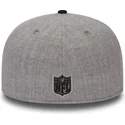 gorra-plana-gris-y-negra-ajustada-59fifty-reflective-heather-de-las-vegas-raiders-nfl-de-new-era