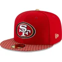cap-plata-red-ajustada-59fifty-sideline-de-san-francisco-49ers-nfl-de-new-era