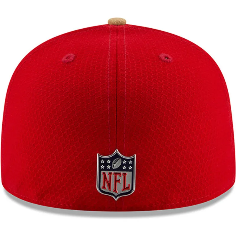 cap-plata-red-ajustada-59fifty-sideline-de-san-francisco-49ers-nfl-de-new-era