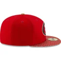 cap-plata-red-ajustada-59fifty-sideline-de-san-francisco-49ers-nfl-de-new-era