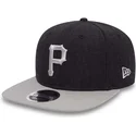 epci-plata-bleumarin-snapback-9fifty-seasonal-heather-de-pittsburgh-pirates-mlb-de-new-era