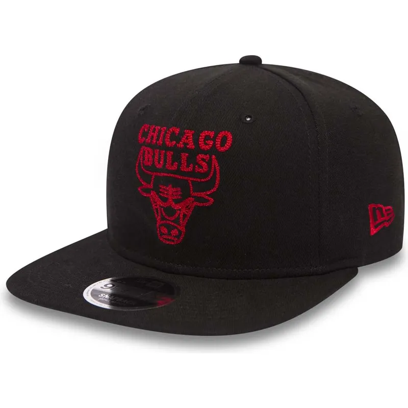epci-plata-negru-snapback-9fifty-chain-stitch-de-chicago-bulls-nba-de-new-era