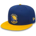 gorra-plana-azul-y-amarilla-snapback-9fifty-de-golden-state-warriors-nba-de-new-era