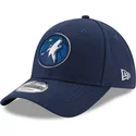 cap-curbata-navy-blue-adjustable-strap-9forty-the-league-de-minnesota-timberwolves-nba-de-new-era