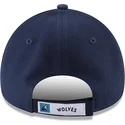 gorra-curva-azul-marino-ajustable-9forty-the-league-de-minnesota-timberwolves-nba-de-new-era