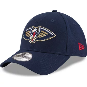 casquette-courbee-bleue-marine-ajustable-9forty-the-league-new-orleans-pelicans-nba-new-era