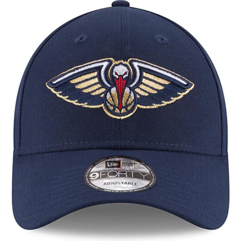 marineblaue-verstellbare-curved-cap-9forty-the-league-der-new-orleans-pelicans-nba-von-new-era