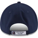 cappellino-curvo-blu-navy-regolabile-9forty-the-league-dei-new-orleans-pelicans-nba-di-new-era