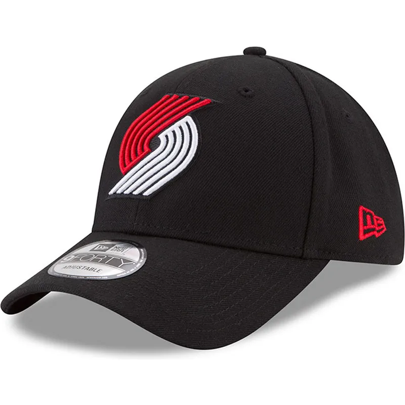cap-curbata-black-adjustable-strap-9forty-the-league-de-portland-trail-blazers-nba-de-new-era