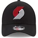 cappellino-curvo-nero-regolabile-9forty-the-league-dei-portland-trail-blazers-nba-di-new-era