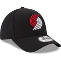 cap-curbata-black-adjustable-strap-9forty-the-league-de-portland-trail-blazers-nba-de-new-era
