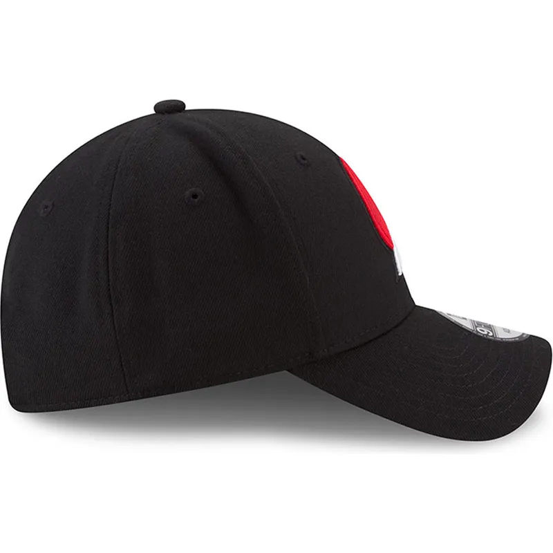 cappellino-curvo-nero-regolabile-9forty-the-league-dei-portland-trail-blazers-nba-di-new-era