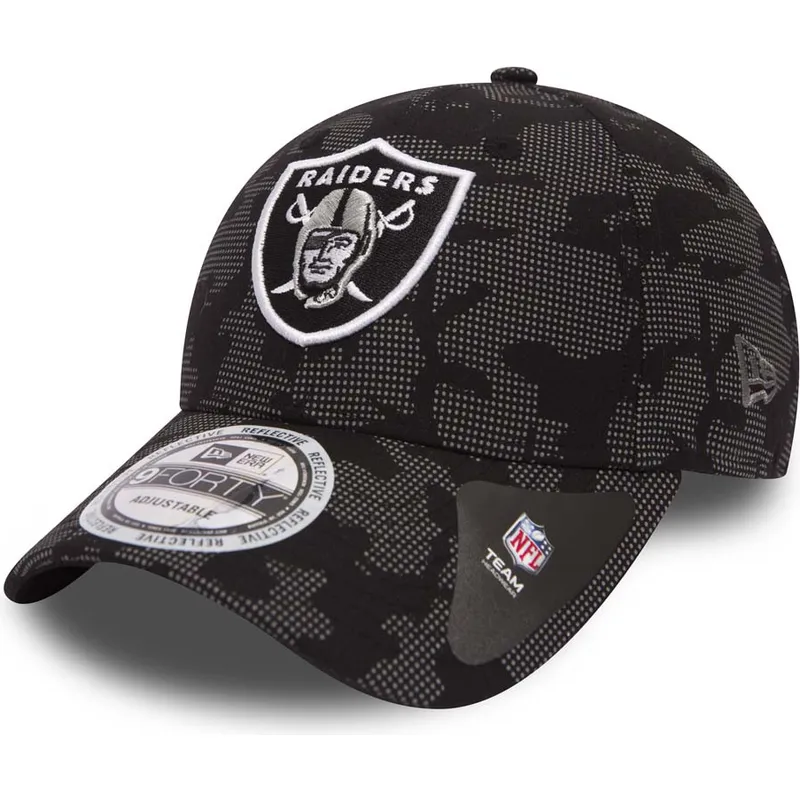 epci-curbata-negru-reglabila-9forty-night-time-reflective-de-las-vegas-raiders-nfl-de-new-era