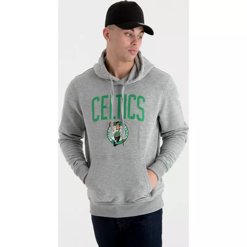 boston celtics hoodie grey