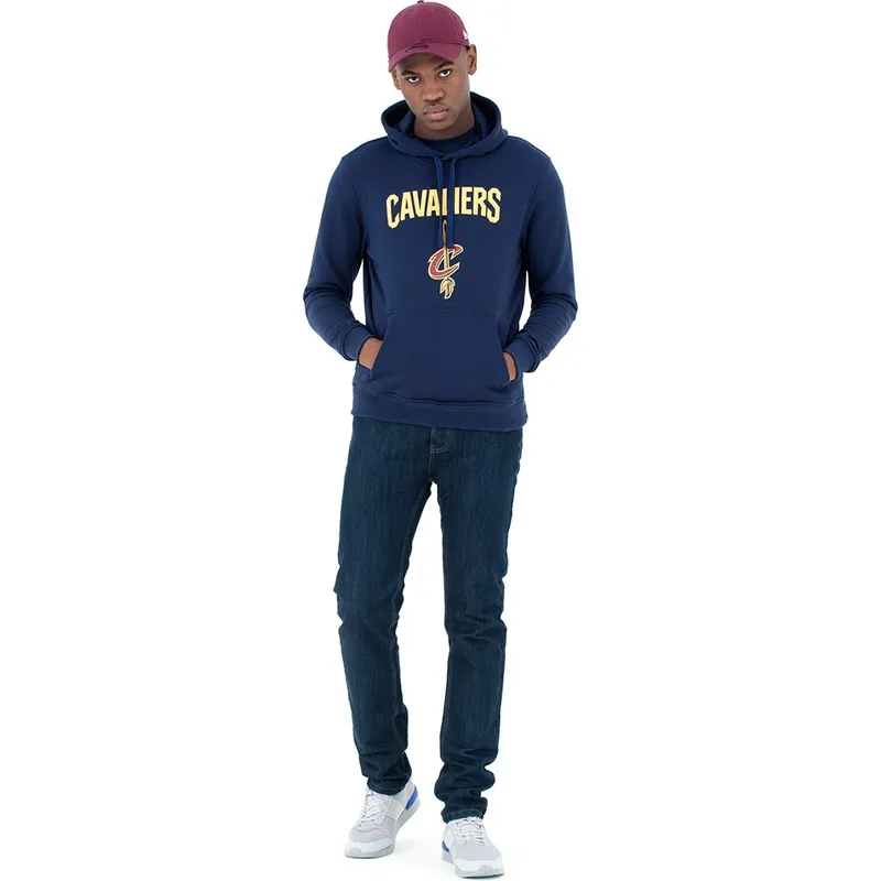 hanorace-cu-gluga-albastru-pullover-hoody-de-cleveland-cavaliers-nba-de-new-era