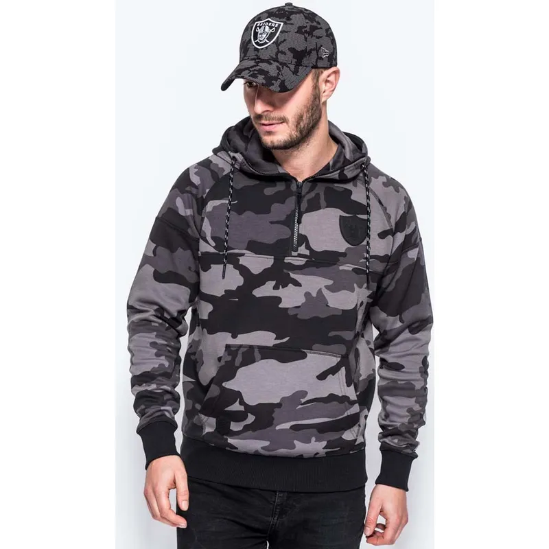 hanorace-cu-gluga-camuflaj-half-zipped-hoody-de-las-vegas-raiders-nfl-de-new-era