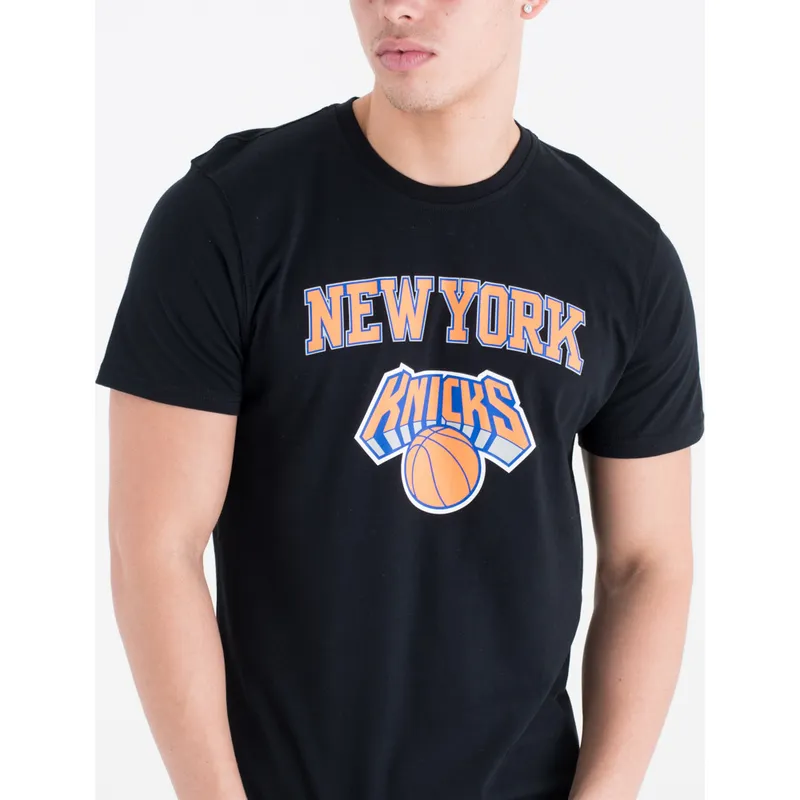 tricouri-maneca-scurta-negru-de-new-york-knicks-nba-de-new-era