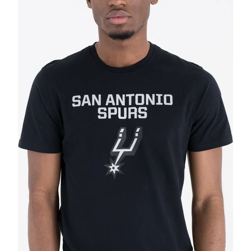 tricouri-maneca-scurta-negru-de-san-antonio-spurs-nba-de-new-era