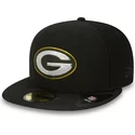 casquette-plate-noire-ajustee-59fifty-black-coll-green-bay-packers-nfl-new-era