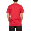 t-shirt-a-manche-courte-rouge-grubby-true-red-volcom