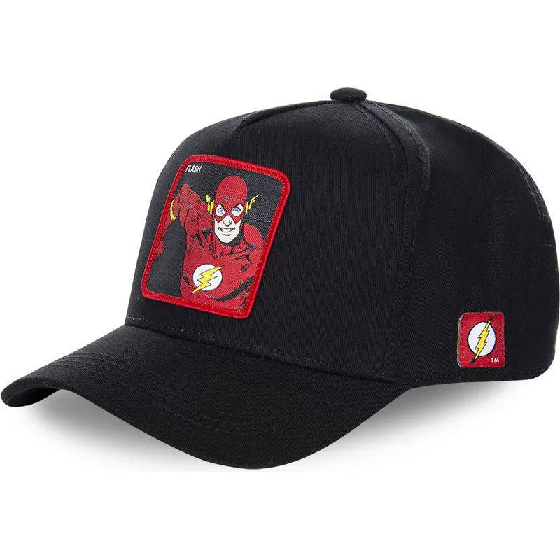 epci-curbata-negru-snapback-clasico-fla2-flash-dc-comics-de-capslab