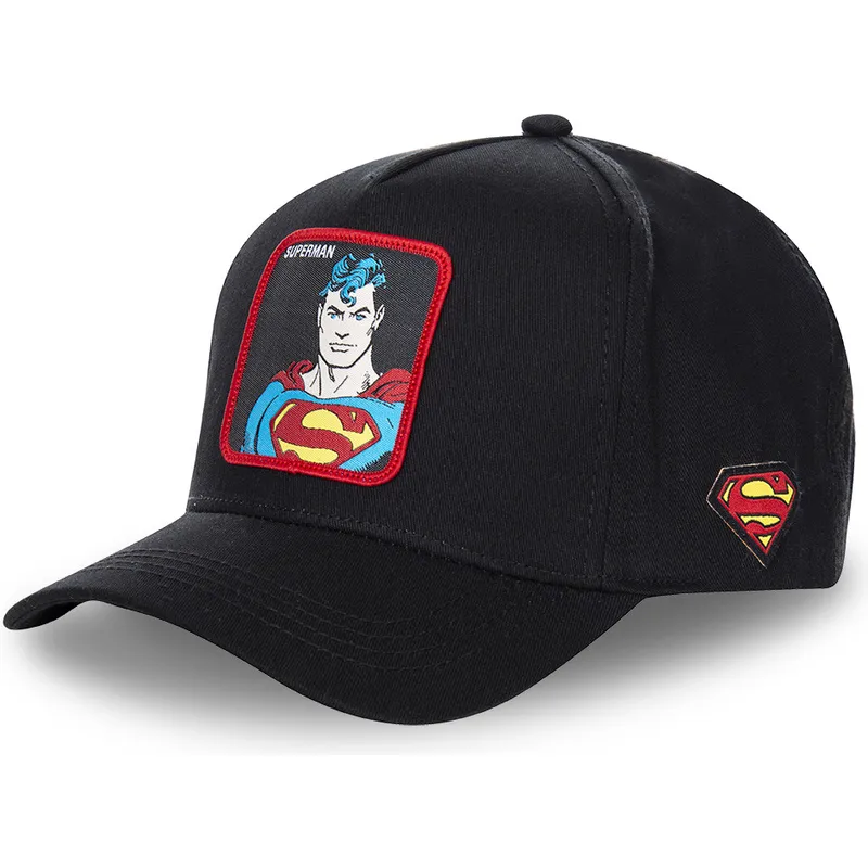 epci-curbata-negru-snapback-clasico-sup4-superman-dc-comics-de-capslab