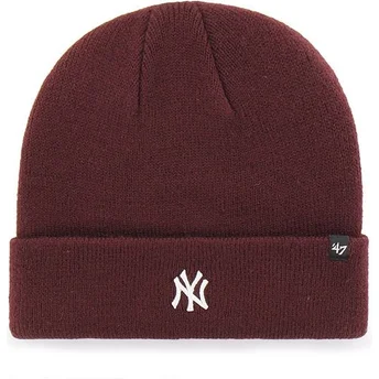 Bonnet grenat New York Yankees MLB Cuff Knit Centerfield 47 Brand