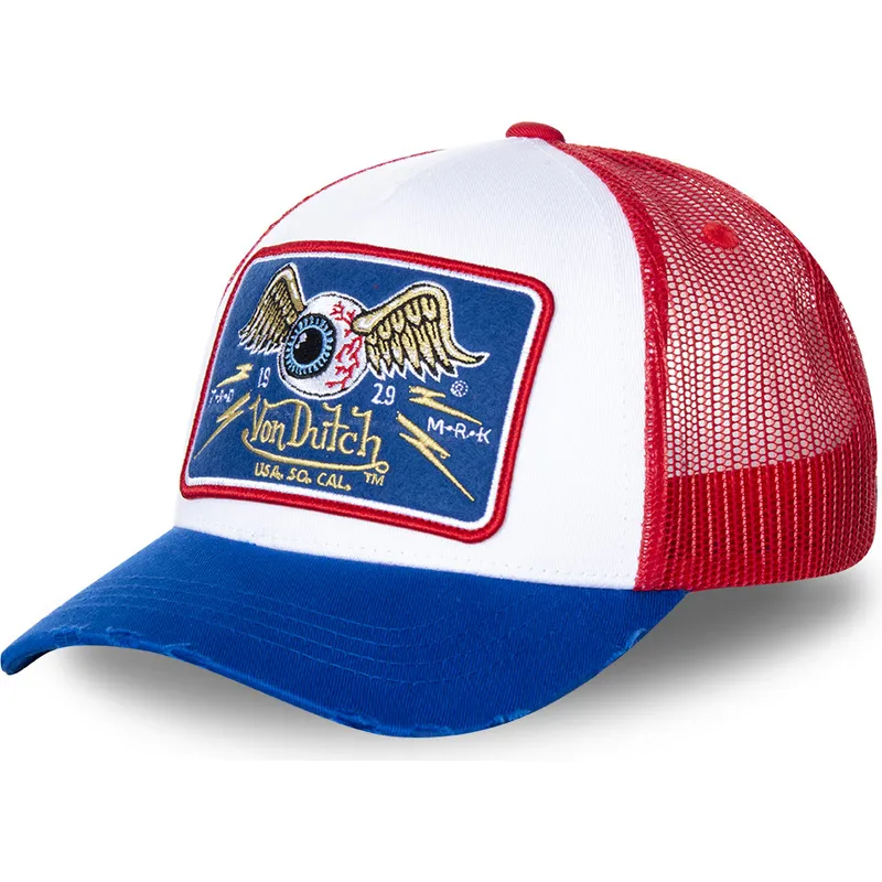 epci-curbata-alb-snapback-truck18-de-von-dutch