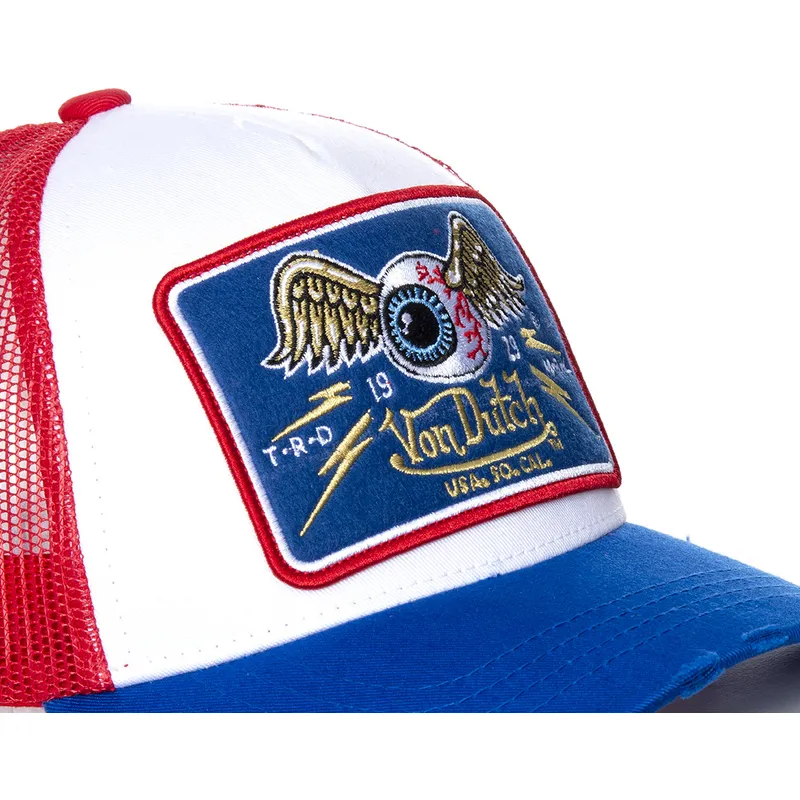 epci-curbata-alb-snapback-truck18-de-von-dutch